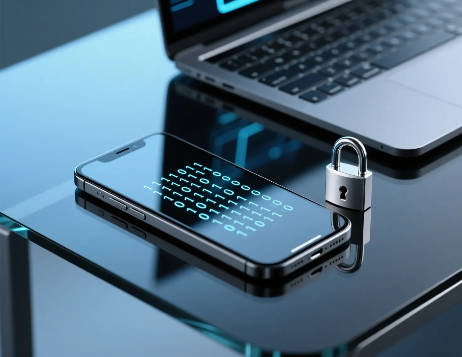 Smartphone e cadeado representando proteção de dados em aplicativos de apostas